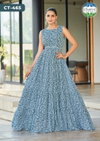Padmamalini By Chansi Trendz Georgette Gown Suppliers In India